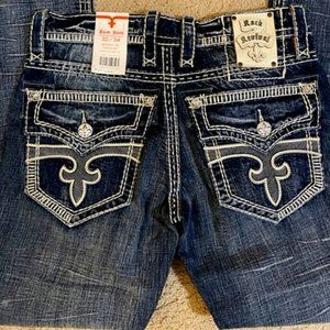 Rock Revival Ronnie Slim Boot Denim Men's Size 32 x 34 NWT